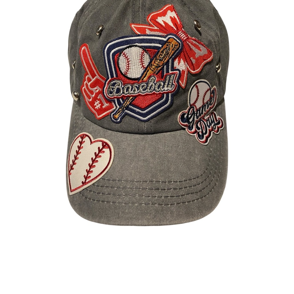 Gray Baseball Patch Cap NWT - image 1